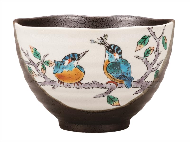 九谷焼いわたや(Kutaniyakiiwataya) Kutani Iwataya Chazuke Bowl, Kawasemi K9-502