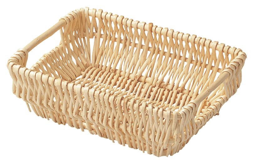 willow basket with handle 25.5cm 43-50