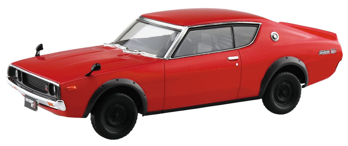 Aoshima Nissan C-110 Skyline GT-R (Red) 1:32 Scale Plastic Model Kit