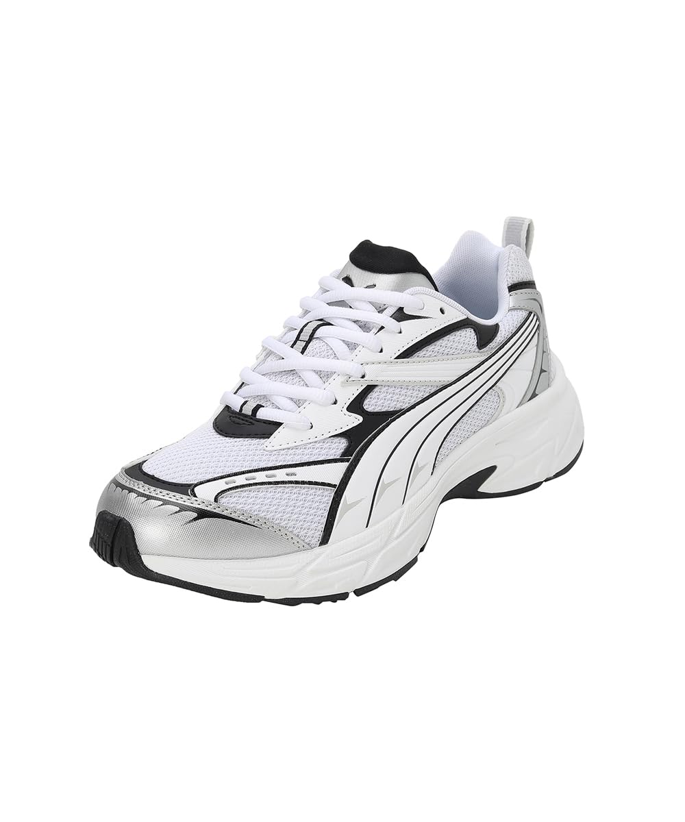 Puma Morphic Base 392982 Men's Sneakers, 23 Fall/Winter Colors Feathers/Grey/Puma Black (02), 25.0 cm