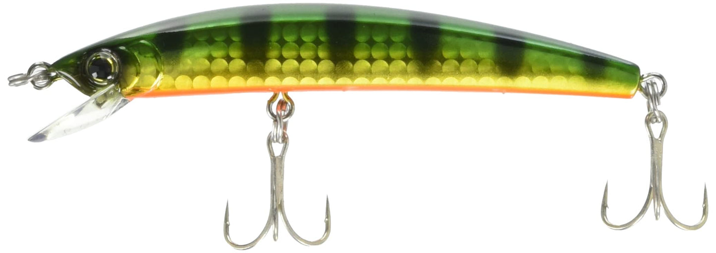 Yo-Zuri Crystal Minnow Floating Lure, Holographic Perch, 2-3/4-Inch