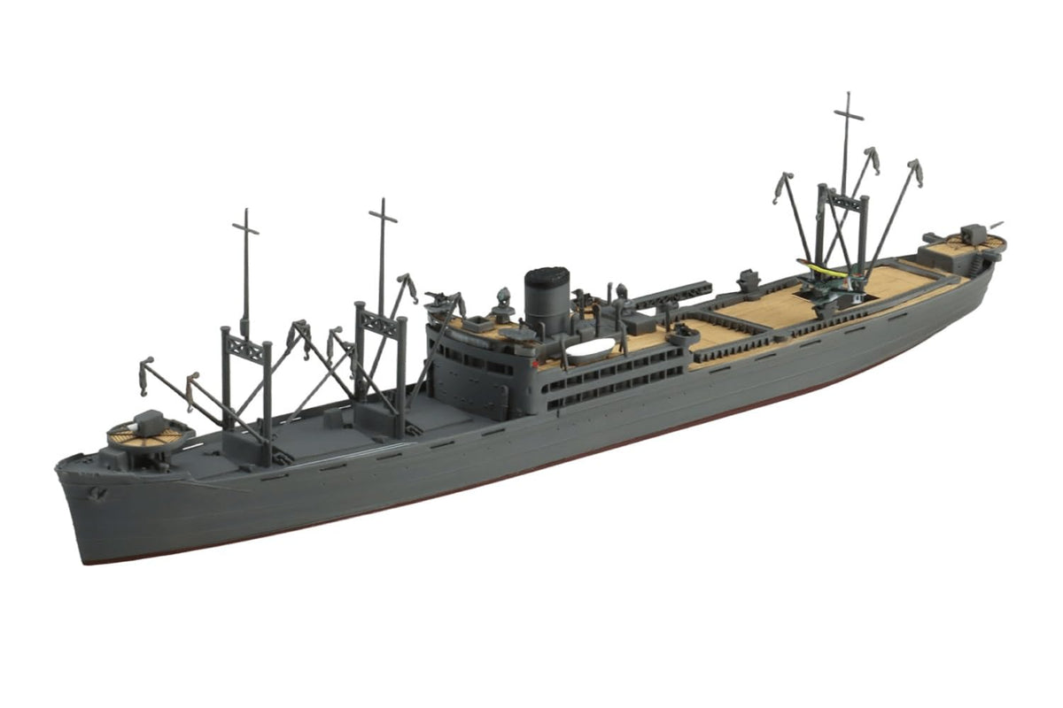 AOSHIMA, Japanese Navy Water Line No. 563 1/700 with Japanese Navy Special Aircraft Carrier, Kagawa Kagawa, 110mm Plastic Model
