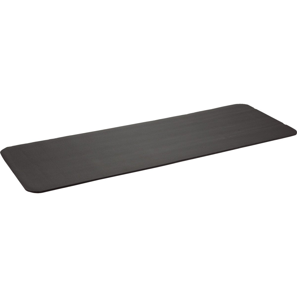 IRONMAN CLUB IMC-41 Training & Yoga Mat, Black, 0.4 inch (10 mm) Thick, Elastic Band, Storage Case Included