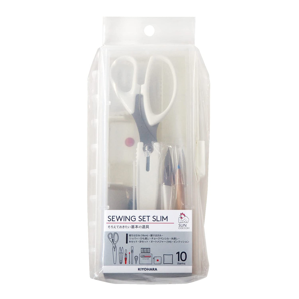 Kiyohara Suncoccoh SUN80-31 Sewing Set, Slim, Pack of 10