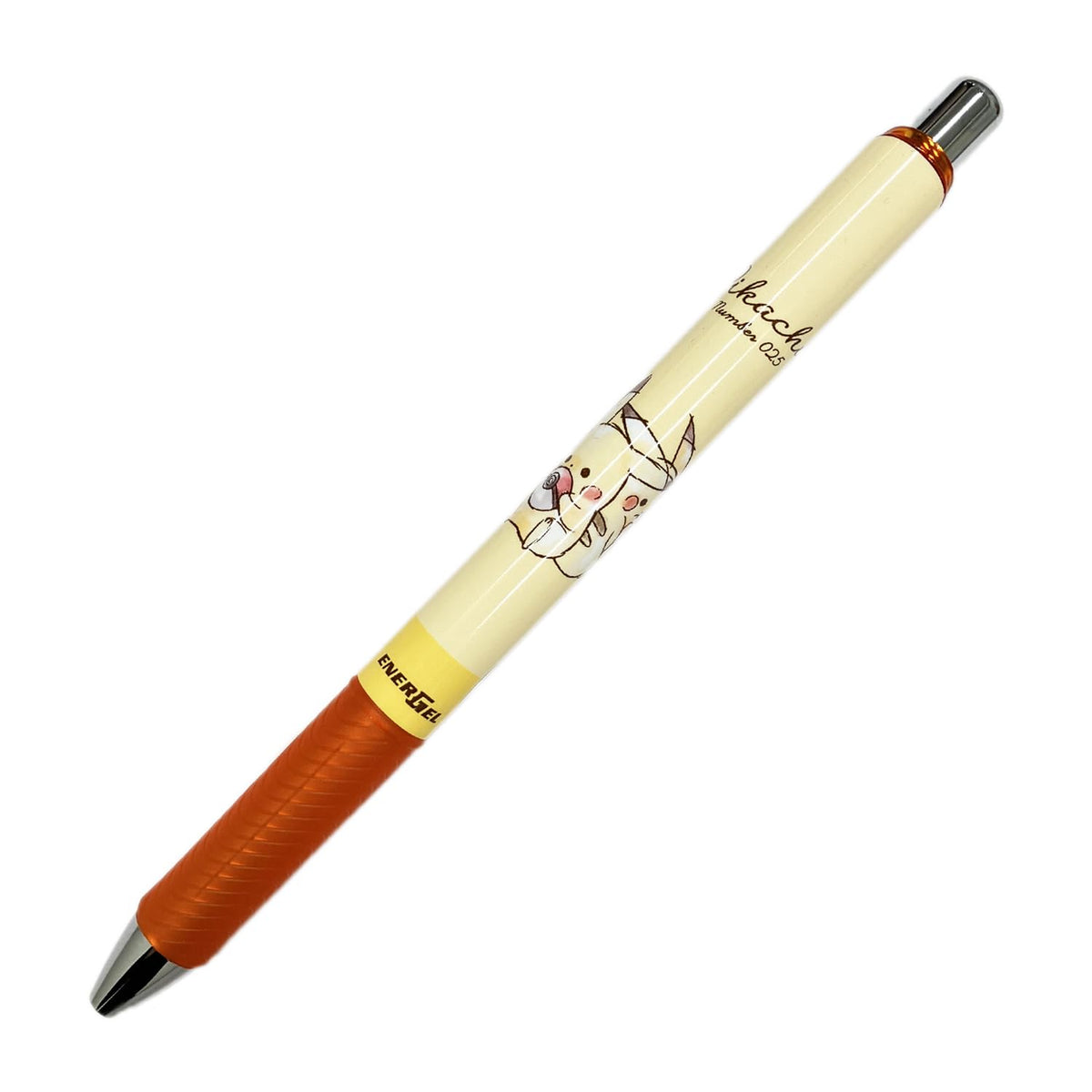 カミオジャパン(Kamiojapan) Kamio Japan 217158 Pokemon Pikachu EnerGel Ink Ballpoint Pen, 0.5, Black, Nakayoshi