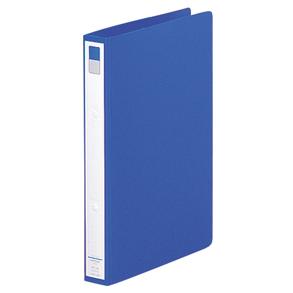 Lihit Lab F877U-20 Ring File, A4, 2 Holes, Blue