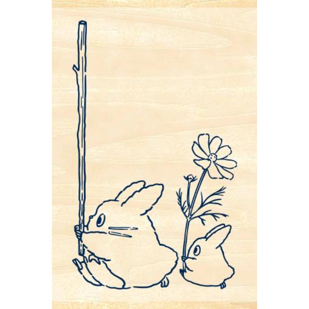 Beverly TSW-144 Stamp, Ghibli My Neighbor Totoro, Medium Totoro and Small Totoro