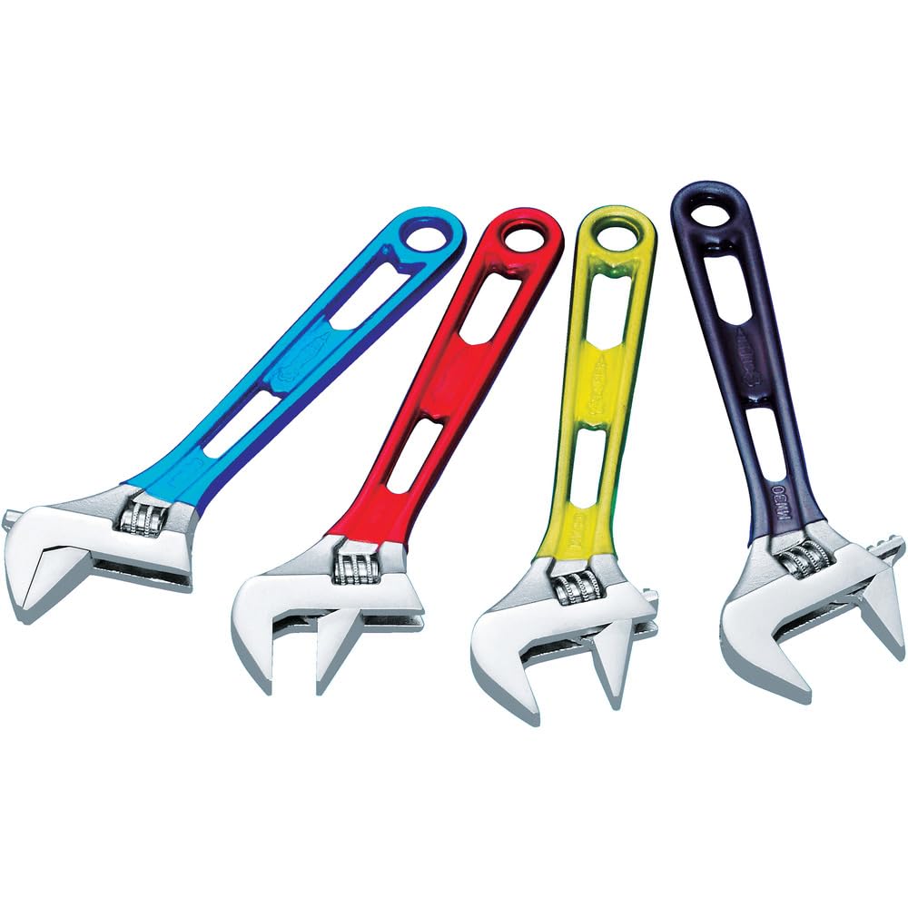 スーパーツール(Supertool) Super Wide Adjustable Wrench Standard Type (Red) Mouth Opening: 0-24 MWM24R
