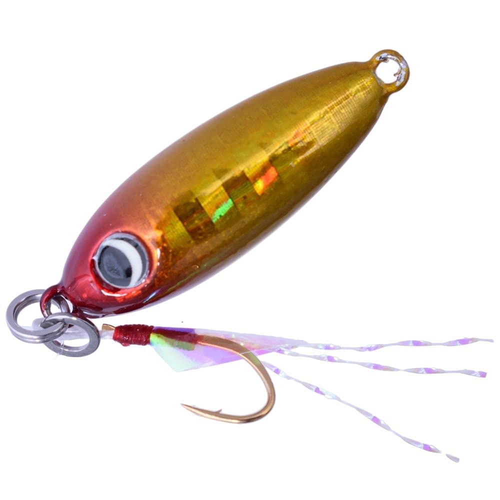 Major Craft Nano Mackerel Metal 0.04 oz (1.0 g) #03 Red Gold (Kemura)