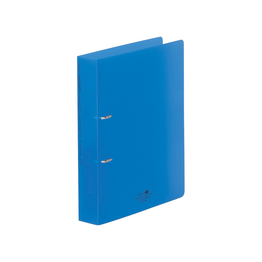 Lihit Lab F5021-8 D-Type Ring File, A4, Blue