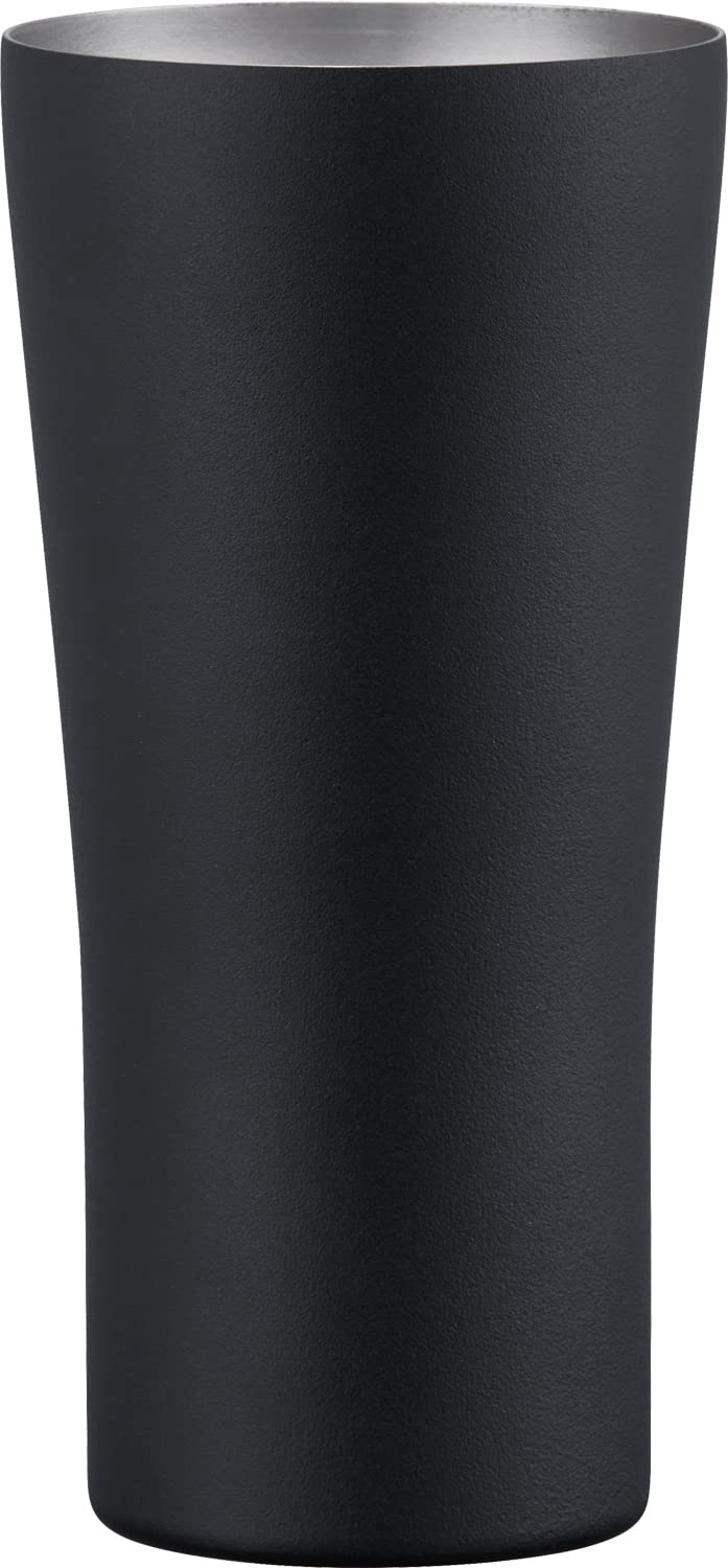 Peacock Thermos Industrial ATD-42 B Peacock Beer Tumbler, 0.1 fl oz (0.42 L), Black, Ouchi Izakaya