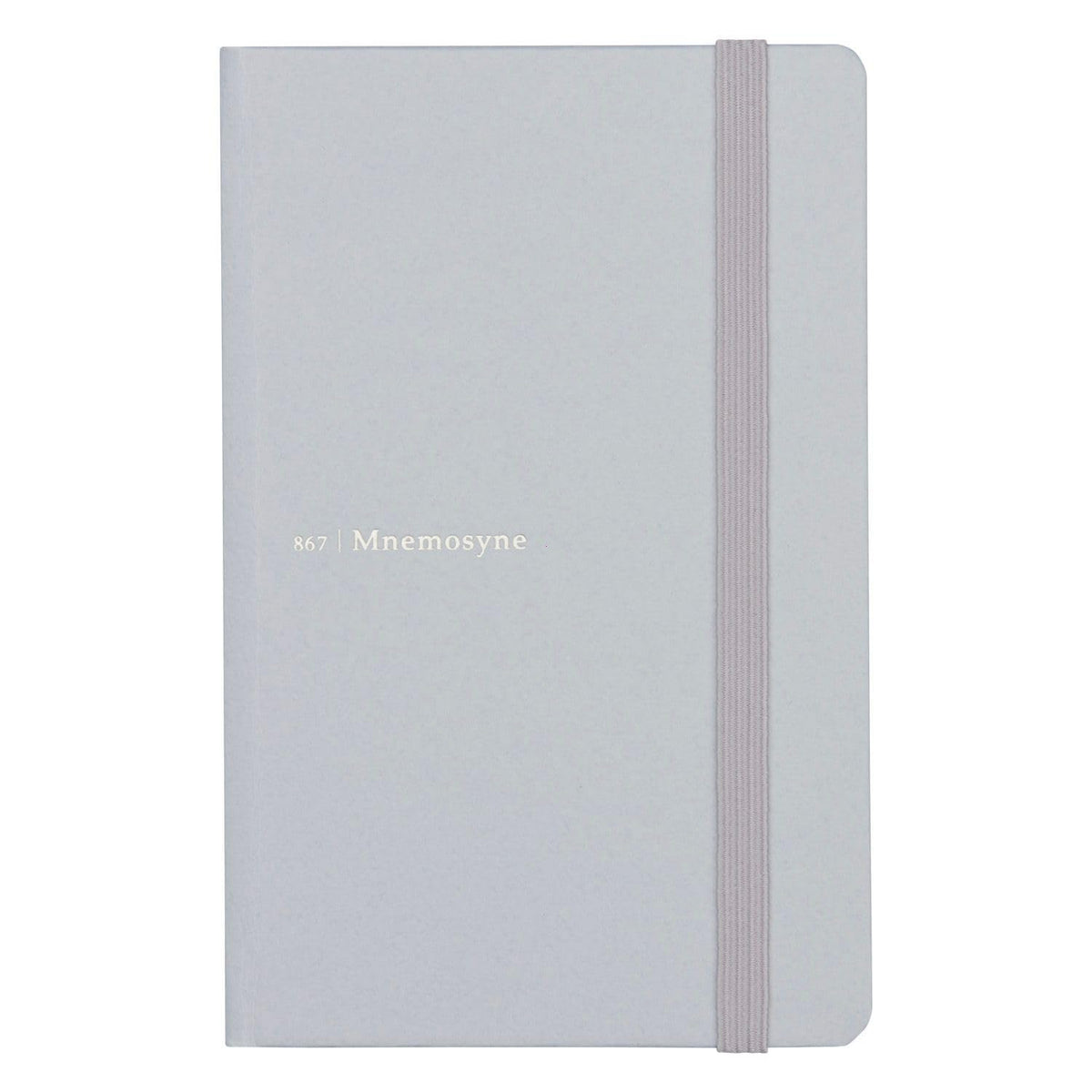 Maruman Mnemosyne Hardcover Journal, A6 4.13"x5.83" 5mm Dot Grid Light Gray