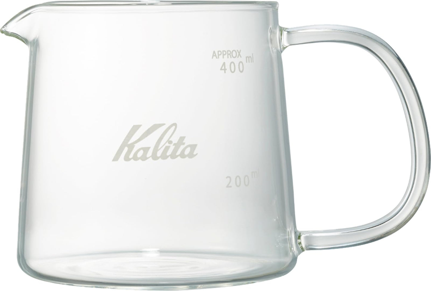 Kalita Jug400#31276 Coffee Server, Heat Resistant Glass, 13.5 fl oz (400 ml), Microwave Safe, Coffee Beaker, Cafe, Stylish