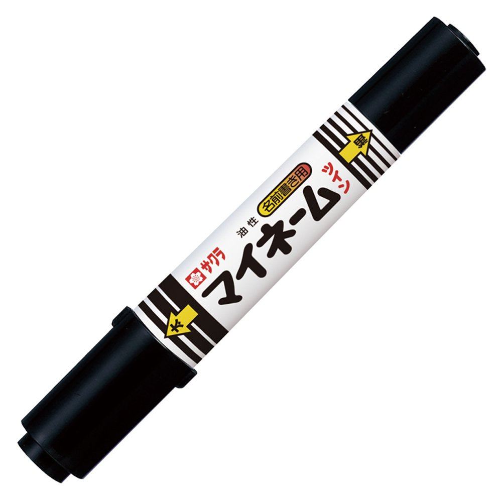 Sakura Color permanent marker My name Twin bold & fine print YKT-L # 49 Black
