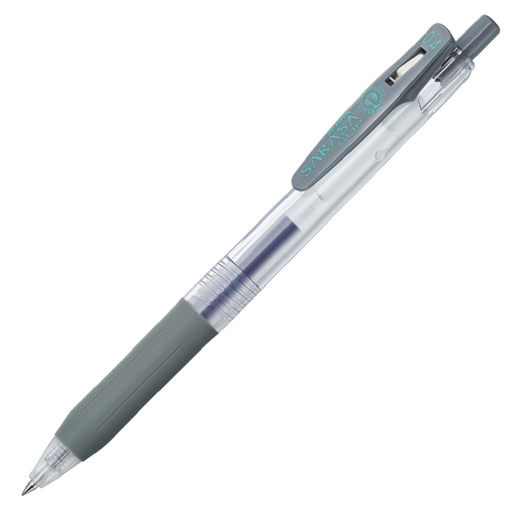 ZEBRA B-JJS15-GR Gel Ballpoint Pen Sarasa Clip 0.4 Gray 10 Pens