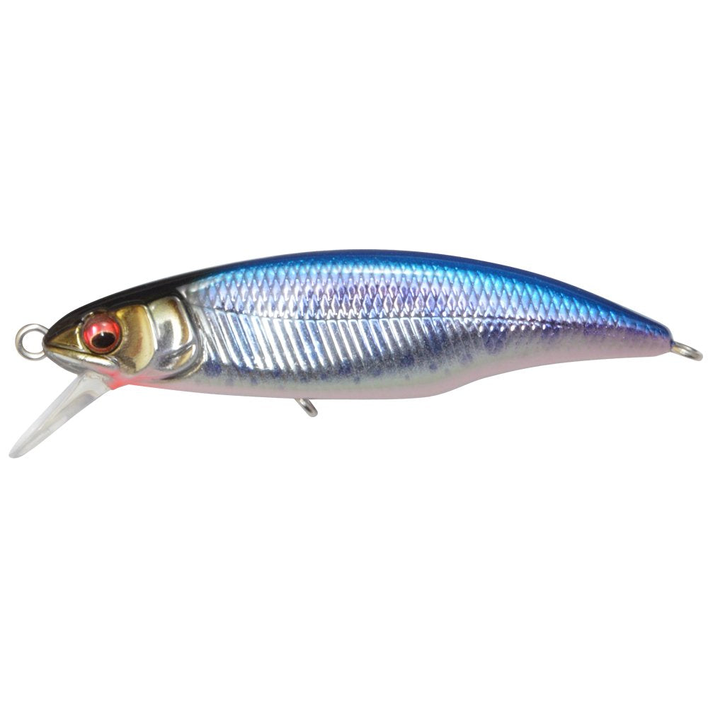 Megabass 36653 Great Hunting 50 Flat Side (FS) M Blue Stream