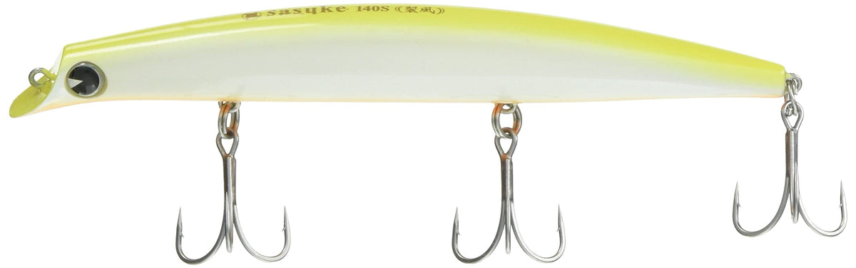 AMS Design (ima) #RPS140-103 Minnow Sasuke S Ripped Wind Lure, 5.5 inches (140 mm), 0.7 oz (21 g), Chart Back Pearl