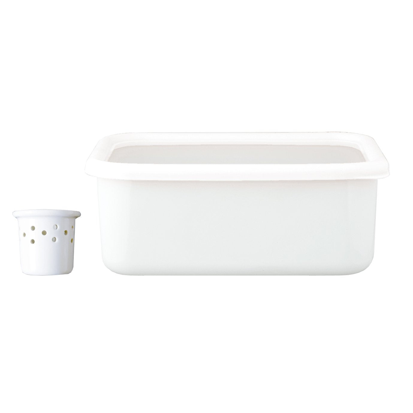 Fuji Hollow NK-201 Enameled Pickles Container, Little Bran Pickled Container, 0.9 gal (2.8 L)