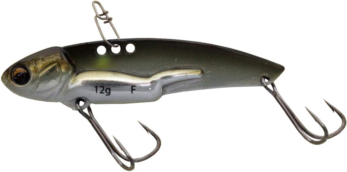 IMAKATSU #MV-03 Salty Mach Sonic Lure, 0.3 oz (9 g), Eco Compatible Product, Plated Green Back Ayu