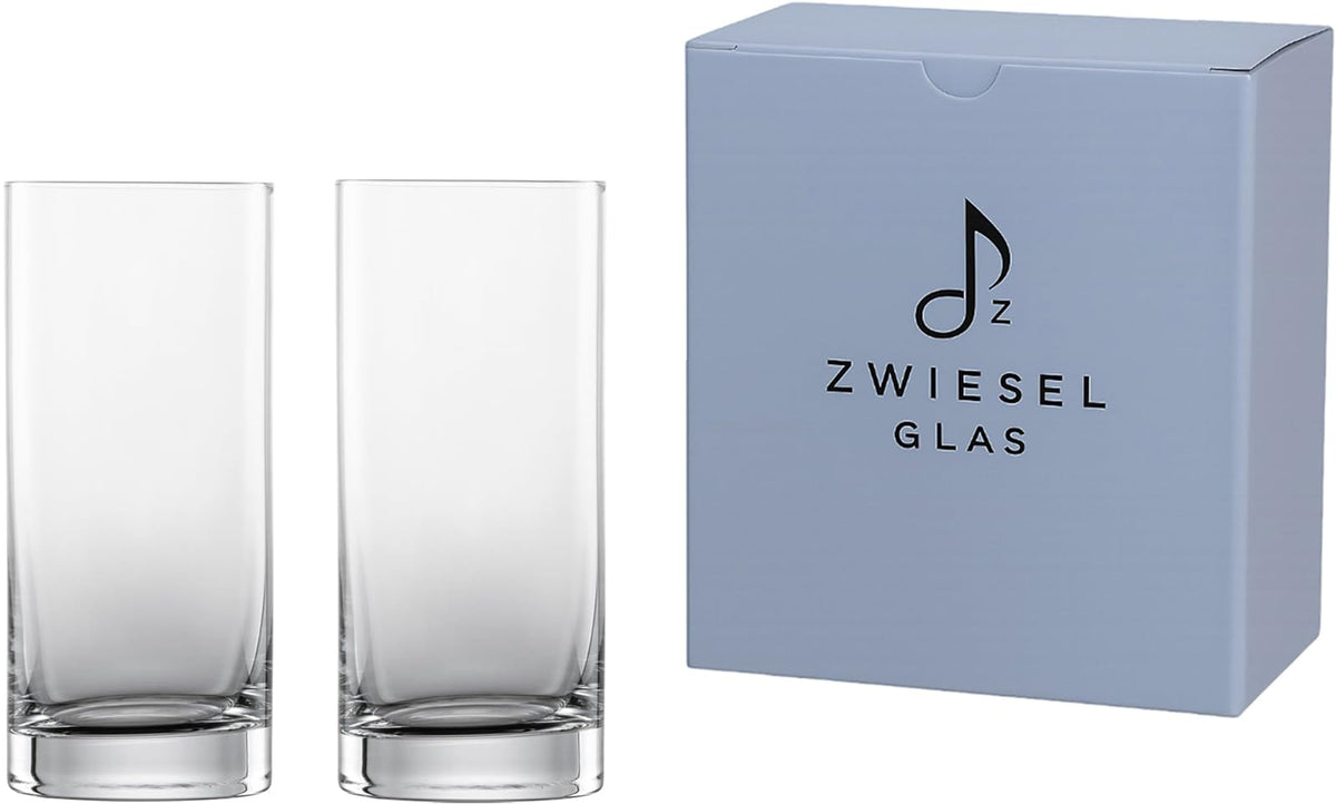 ZWIESEL GLAS Tumbler, Tavolo (Iceberg), For Water, Mineral Water, Soft Drinks, Long Drink, Set of 2, Machine Made m122419