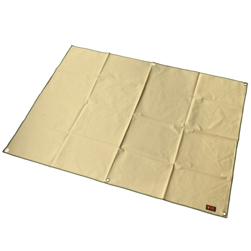 oregonian・kyanpa- (OREGONIAN Camper) Waterproof Ground Sheet (L size/Length 140 X Width 200 cm) Khaki