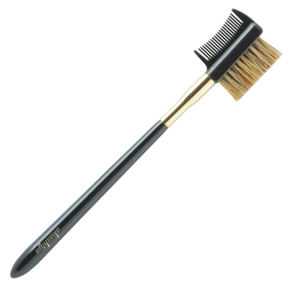 Akashiya Makeup Brush, High Grade Type, Blush & Comb, Black Shaft, H15-BG