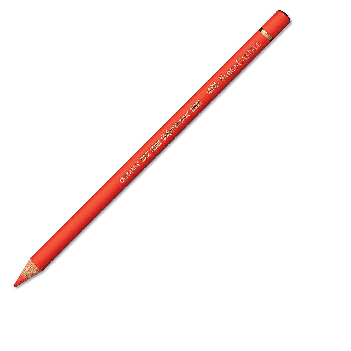 Faber Castel Polychromos Colored Pencils, 117, Light Cadmium Red, Pack of 6