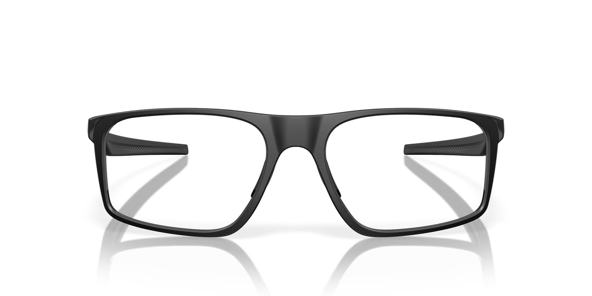 Oakley OX8183 Bat Flip Prescription Eyewear Frames, Satin Black/Demo Lens, 58 mm