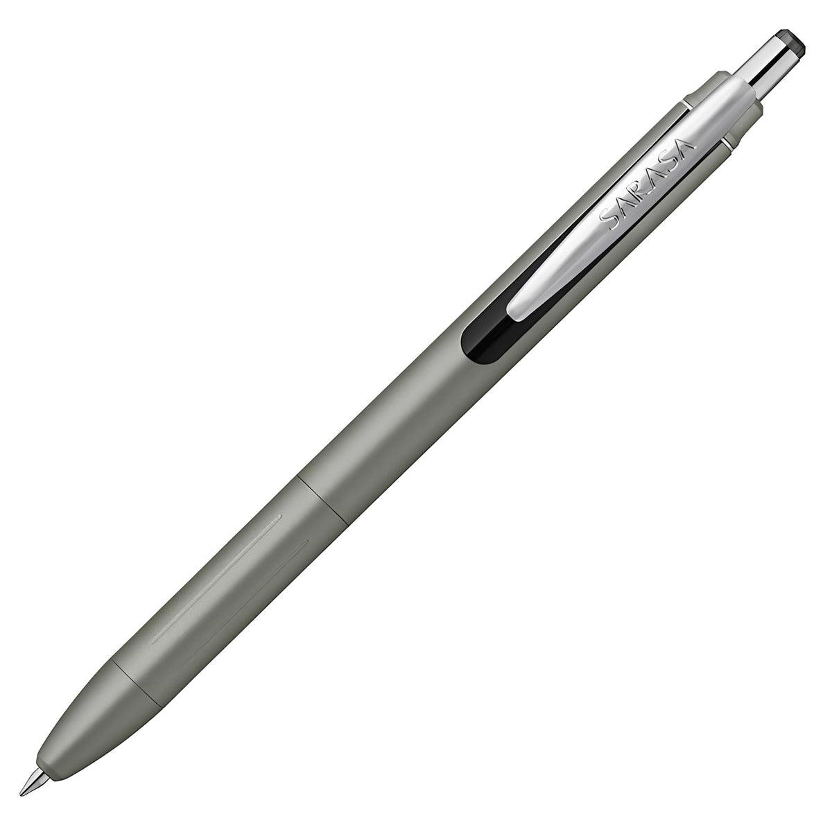Zebra Gel Ballpoint Pen, Sarasa Ground, 0.5mm, Cloud Gray Barrel, Black Ink, P-JJ57-CDGR