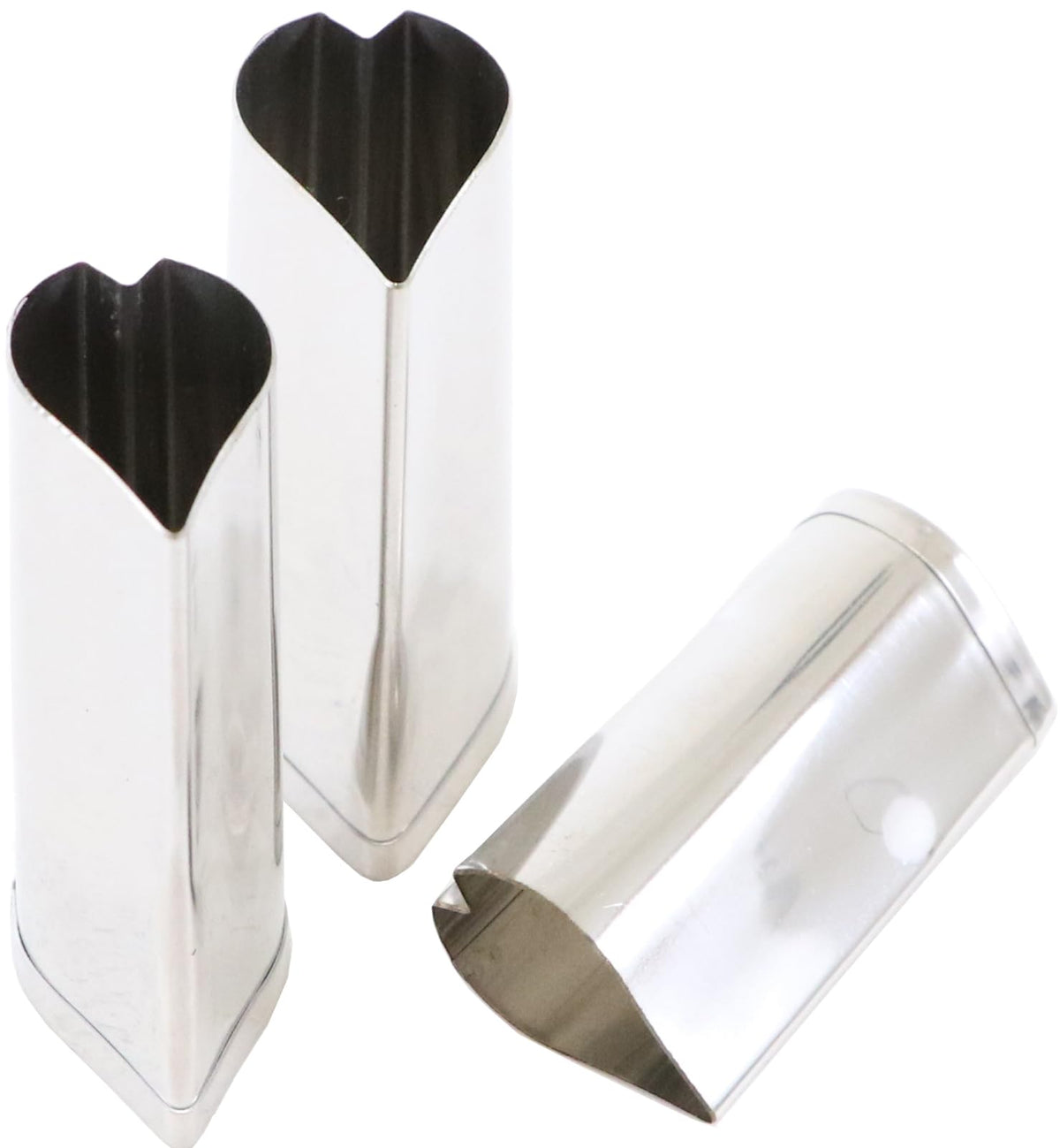Kanda 076006 18-8 Stainless Steel Vegetable Cutter, Set of 3 Sizes, Cherry Blossom Petals, Commercial Use
