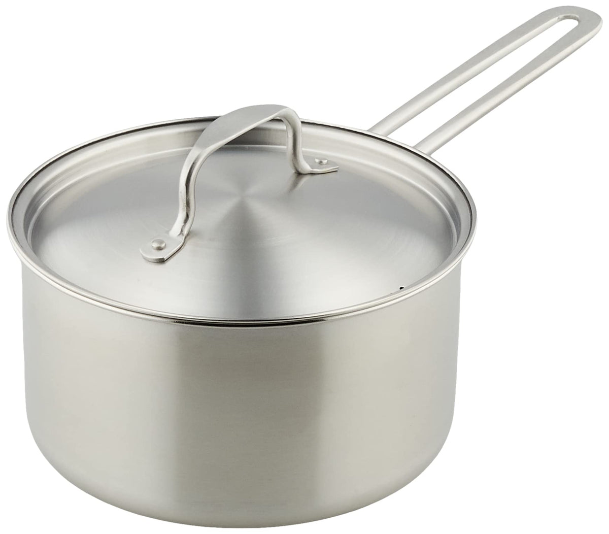 Chef's Pot CPS-180 Single Handed Pot, 7.1 inches (18 cm), Stainless Steel, Deep Type Single Handle, Induction Compatible,