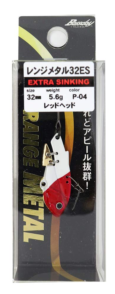 Bassday P-04 Range Metal Lure, Red Head