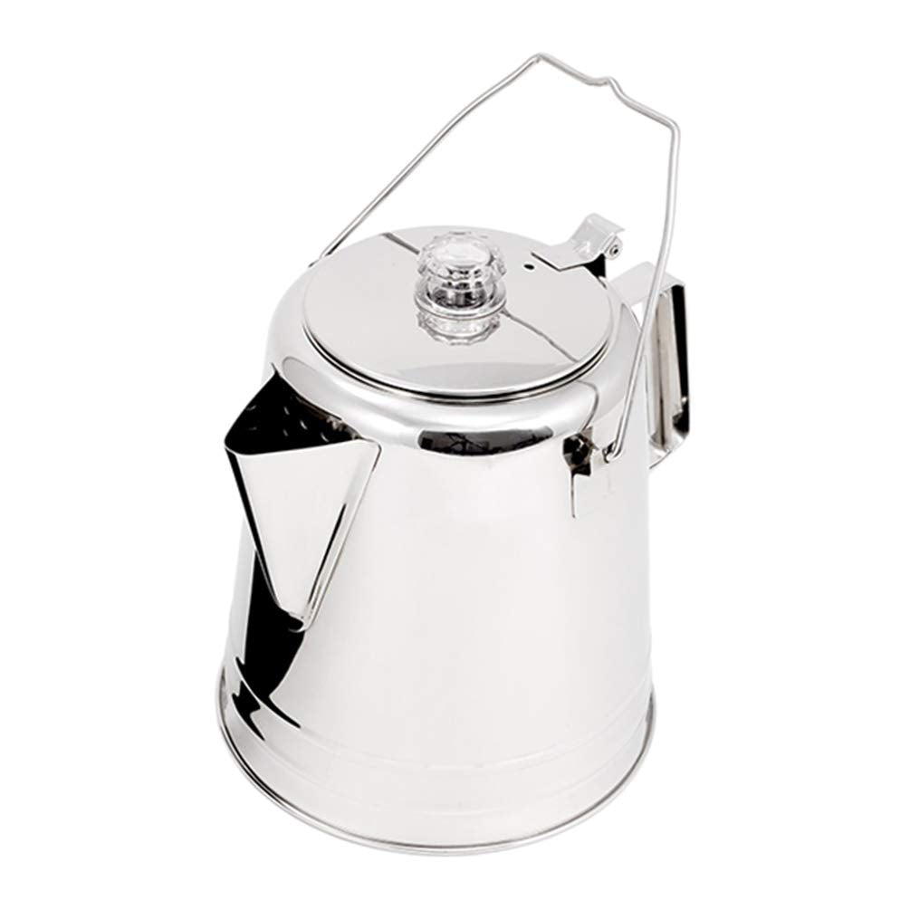 GSI 11870057000028 Stainless Steel Conical Percolator, 28 CUP 6.3 x 8.7 inches (16 x 22 cm)