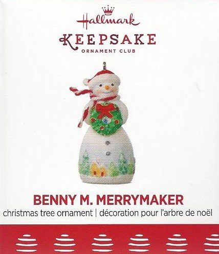 Hallmark 2017 Benny M. Merrymaker Miniature KOC Club Exclusive Ornament