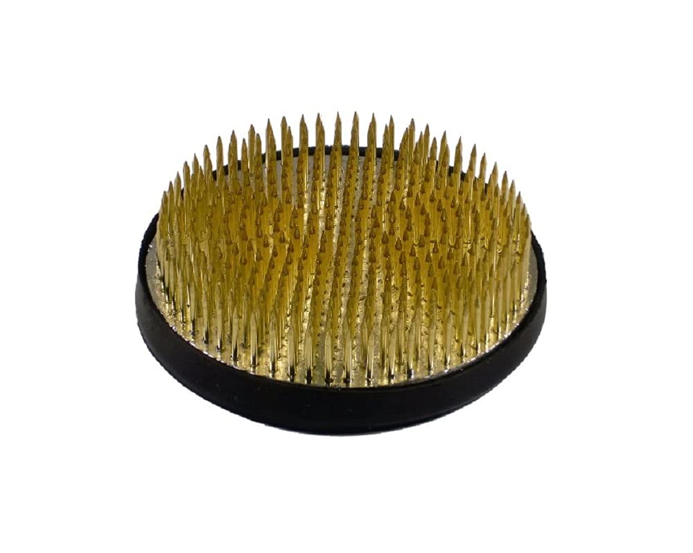 Marufuji Kenzan Seisakusho Yuka Special Four Daimaru with Rubber Ring, Needle Length: 0.5 inches (13 mm)