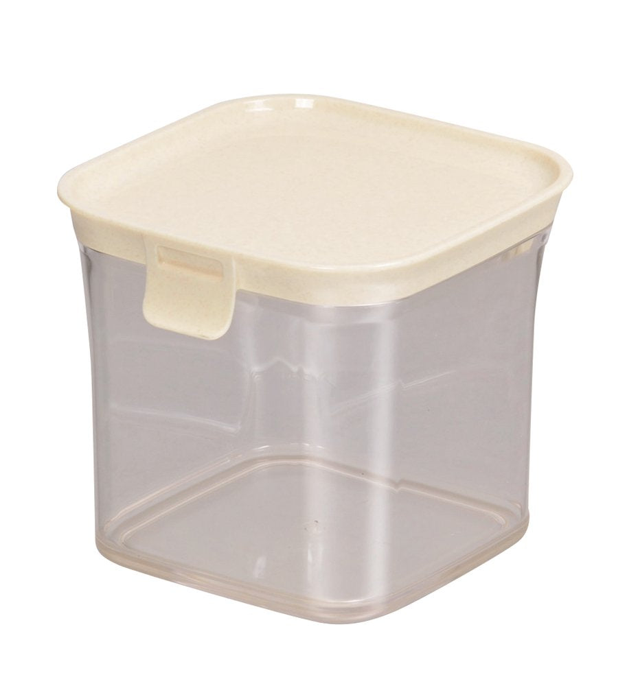 Pearl Metal Canister Airtight Storage Container, Medium, White, Module Plus, Made in Japan