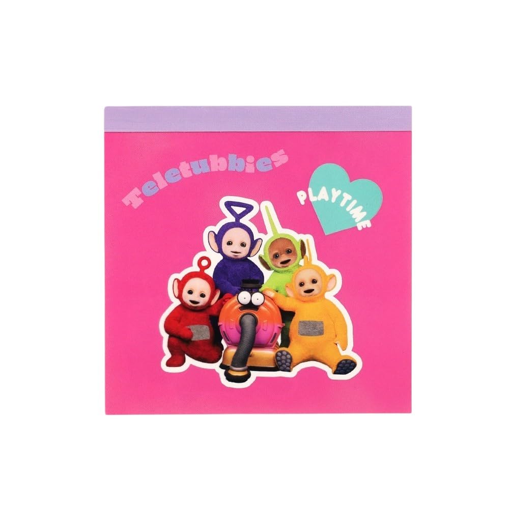 Overglad Teletubbies Memo Pad Square, Pink TLL-038