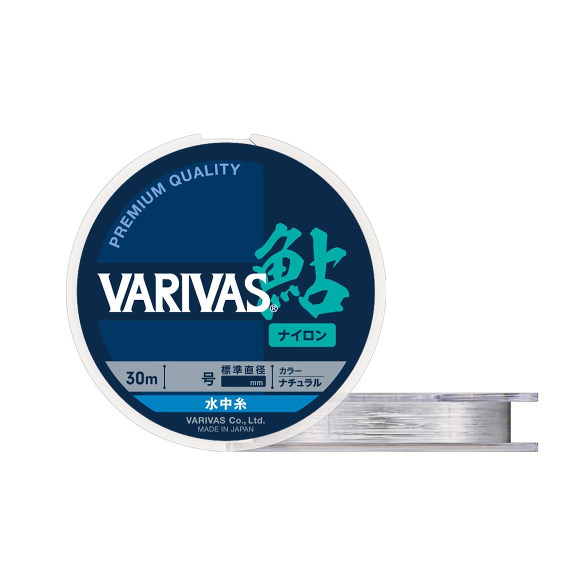 Varivas Sweetfish Underwater Thread, Nylon, 98.4 ft (30 m), Natural, No. 0.5
