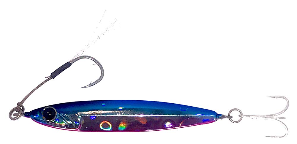 ZEAKE Metal Jig R Sardine, 0.7 oz (20 g), Blue Pink RS005