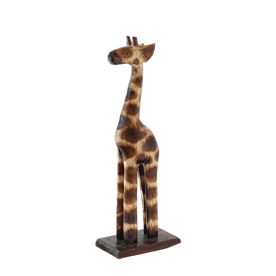 トモ・コーポレーション(Tomo Corporation) Wood Carving Giraffe H 11.8 inches (30 cm), Approx. 4.1 x 2.4 x 11.8 inches (10.5 x 6