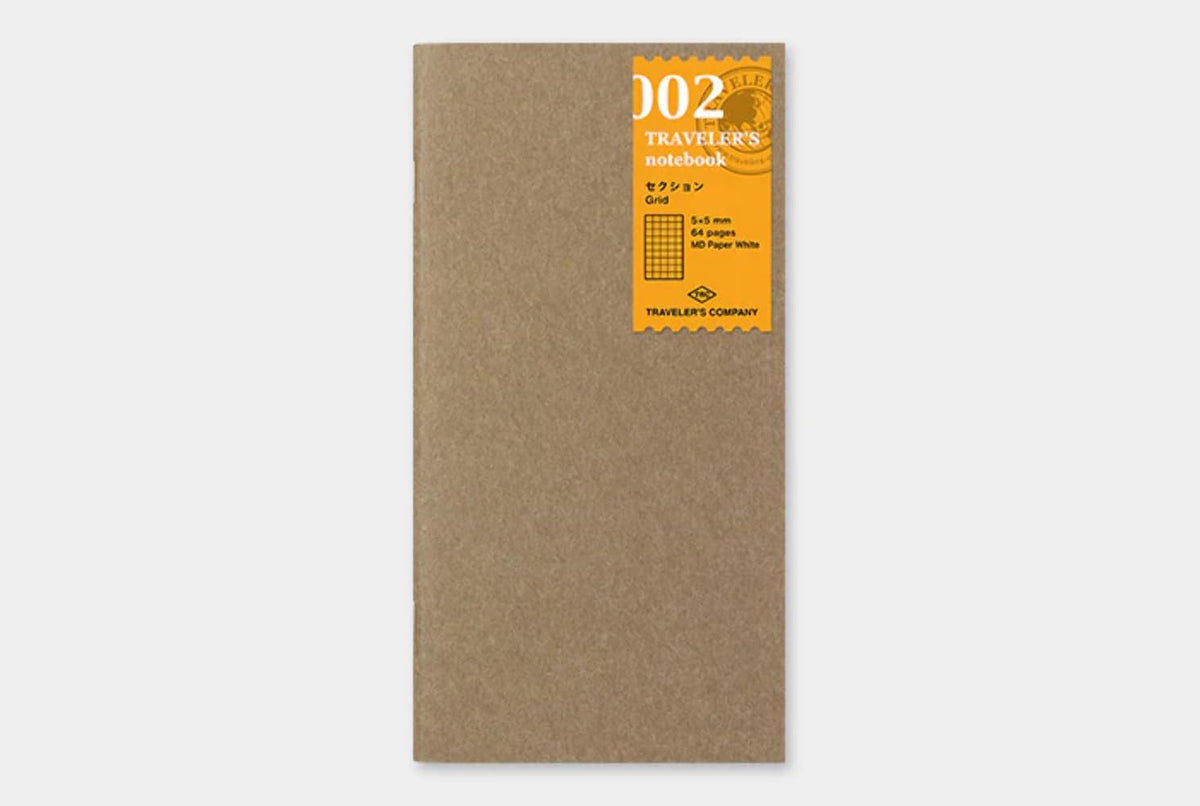 Midori Traveler's Notebook (Refill 002) Grid