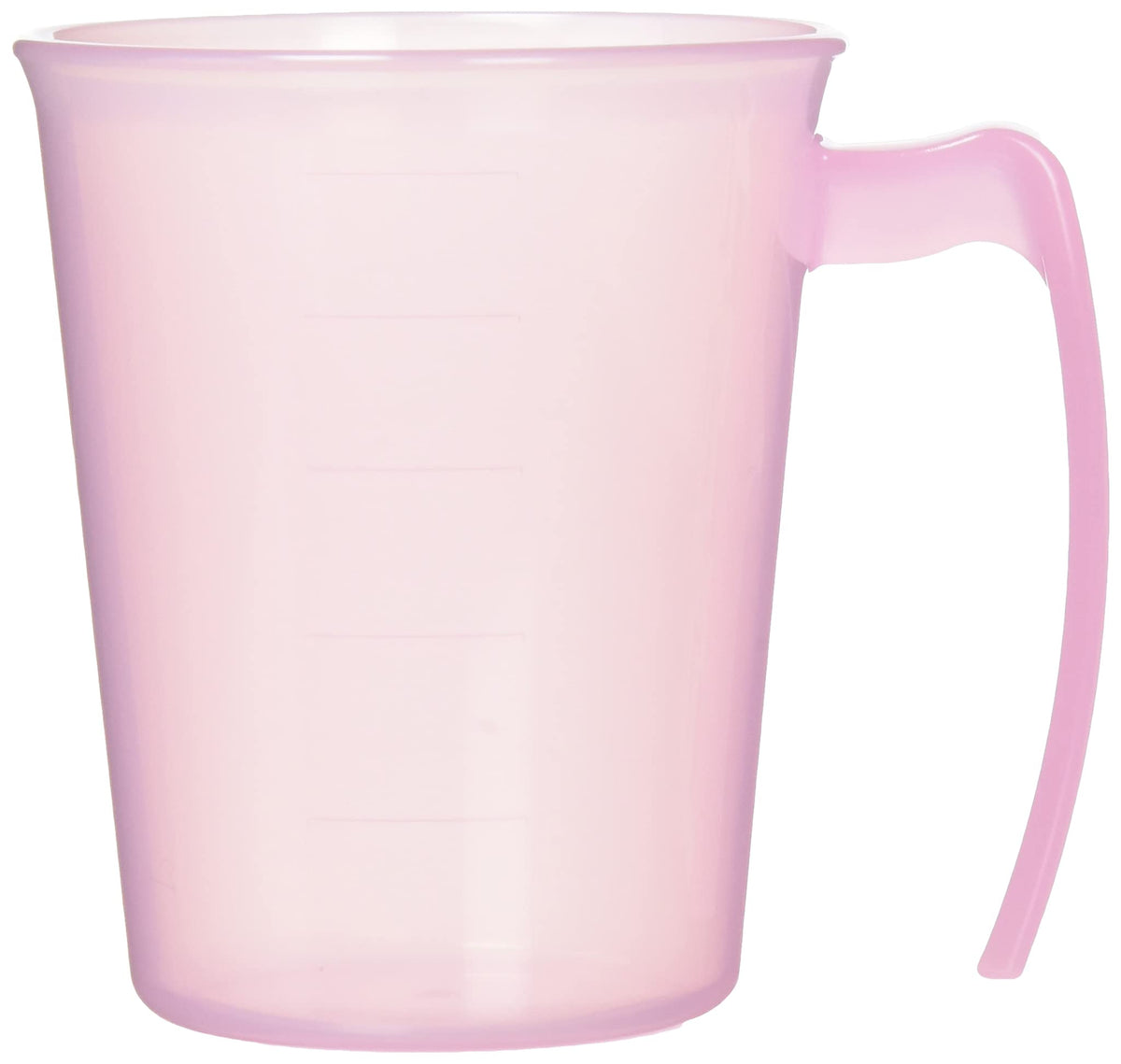 Komori Resin Tableware Cup with Hands, Stacking Cup, Pink, 10.1 fl oz (300 ml), Stackable with Handle, Made in Japan, φ3.1 x H3.7 inches (8 x 9.5 cm), 10.1 fl oz (300 ml)