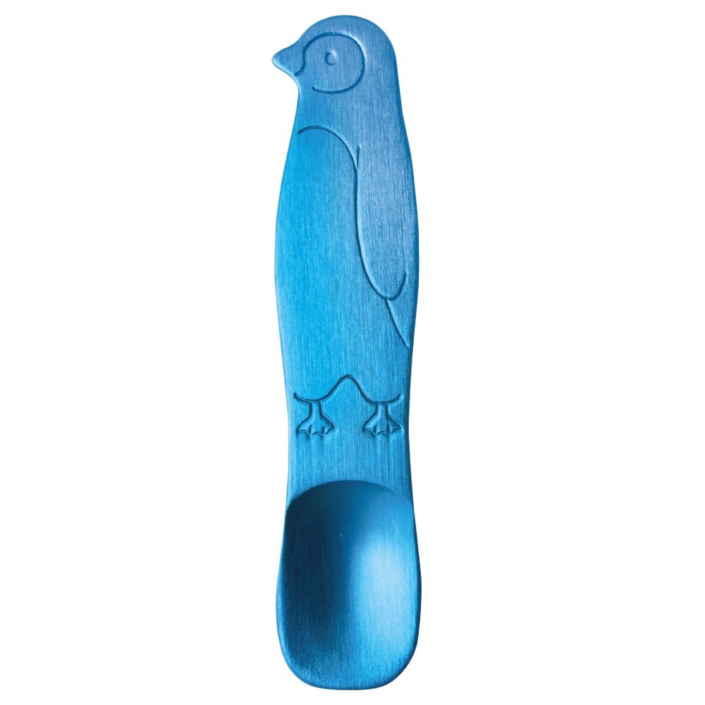 padou Ice Cream Spoon, Penguin BL, Made in Japan, Heat Transfer, Skin, Aluminum, Heat Conduction, Ice Cream, Gift, Present (H3.7 x 0.6 inches (9.5 x 1.5 cm)