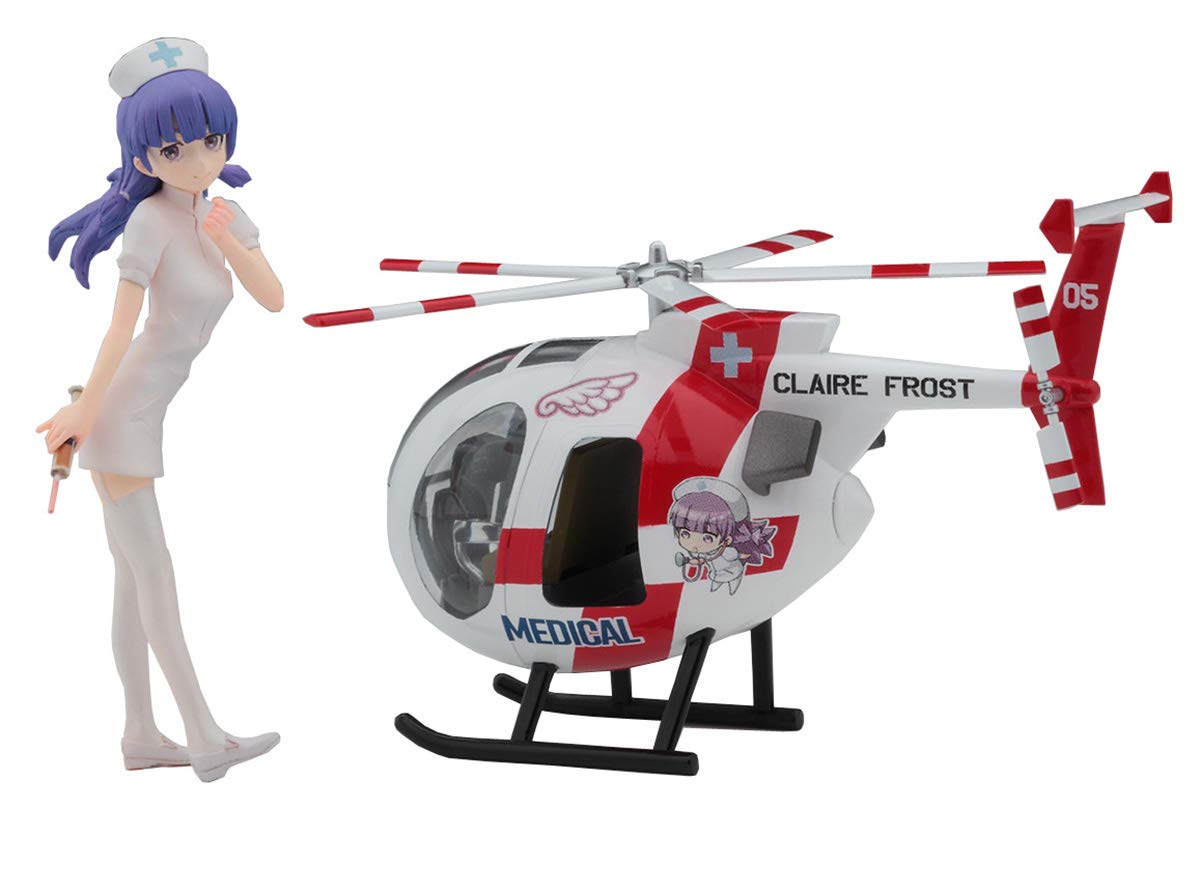 ハセガワ たまごガールズ コレクション No.05 1/20 クレア・フロスト w/たまごひこーき ヒューズ500 レジンフィギュア&ノンスケールプラモデル SP386