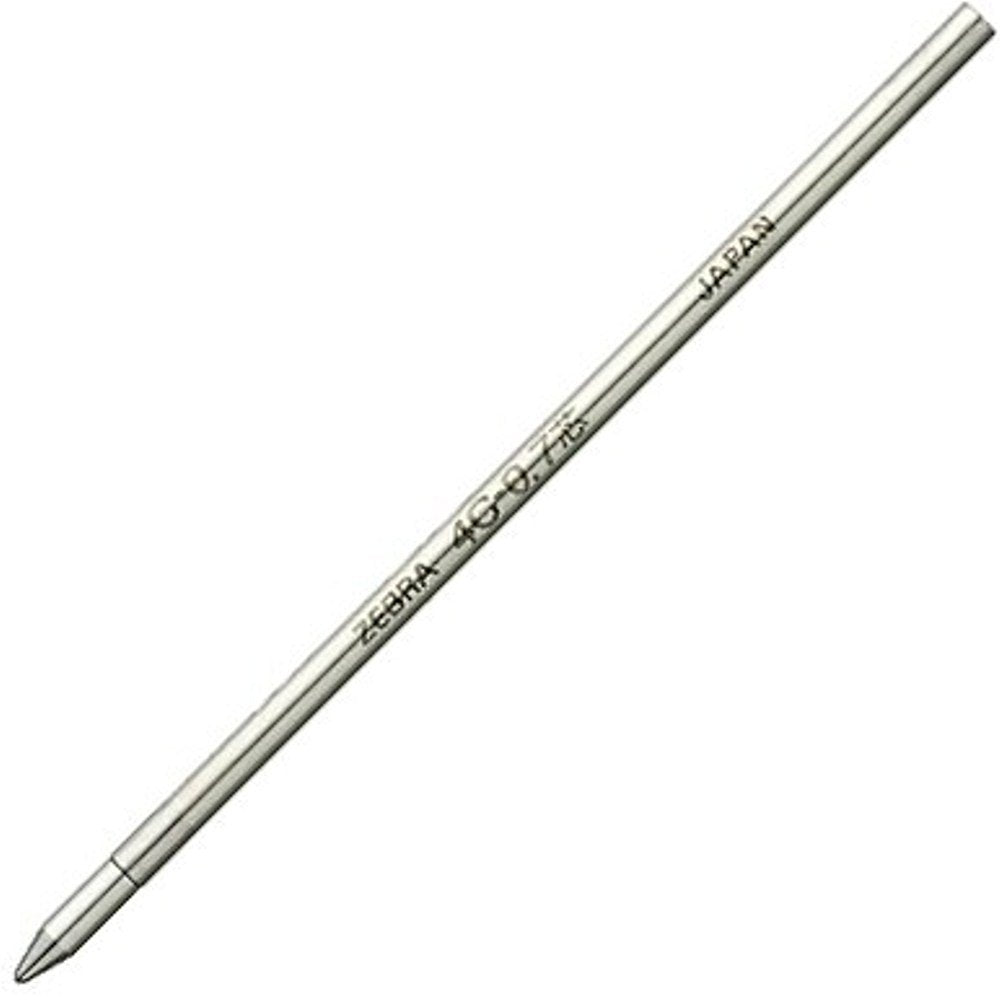 Zebra B-R4C10-BK Rollerball Pen Refill, Sharbo 4C-1.0 Lead, Black, 10 Count