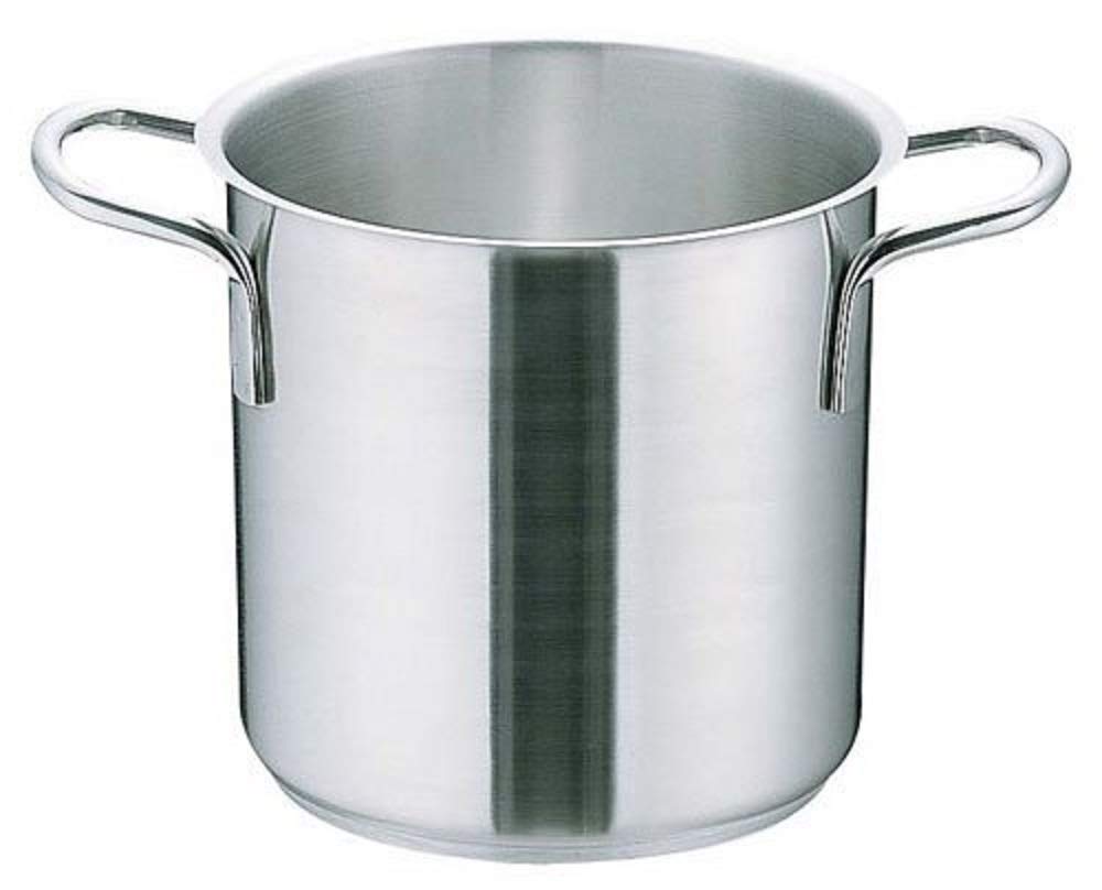 Endo Shoji AZV7704 Commercial Murano Induction Pot, 11.0 inches (28 cm), Induction Heating Compatible, No Lid, 18-8 Stainless Steel