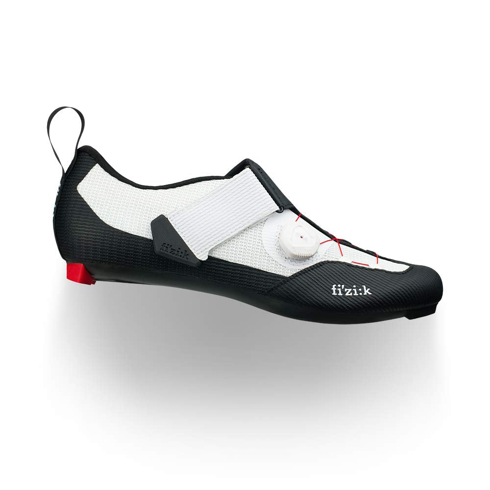 Fizik Men's Transiro Infinito R3 Triathlon Cycling Shoes - Black/White (Black/White - 39)