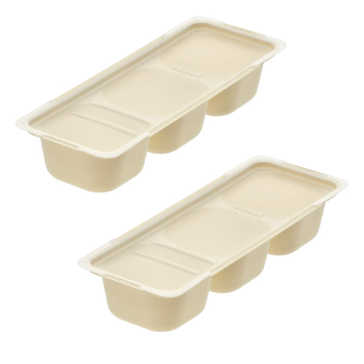 Richell 135 Freeze Pack, Set of 2, Ivory