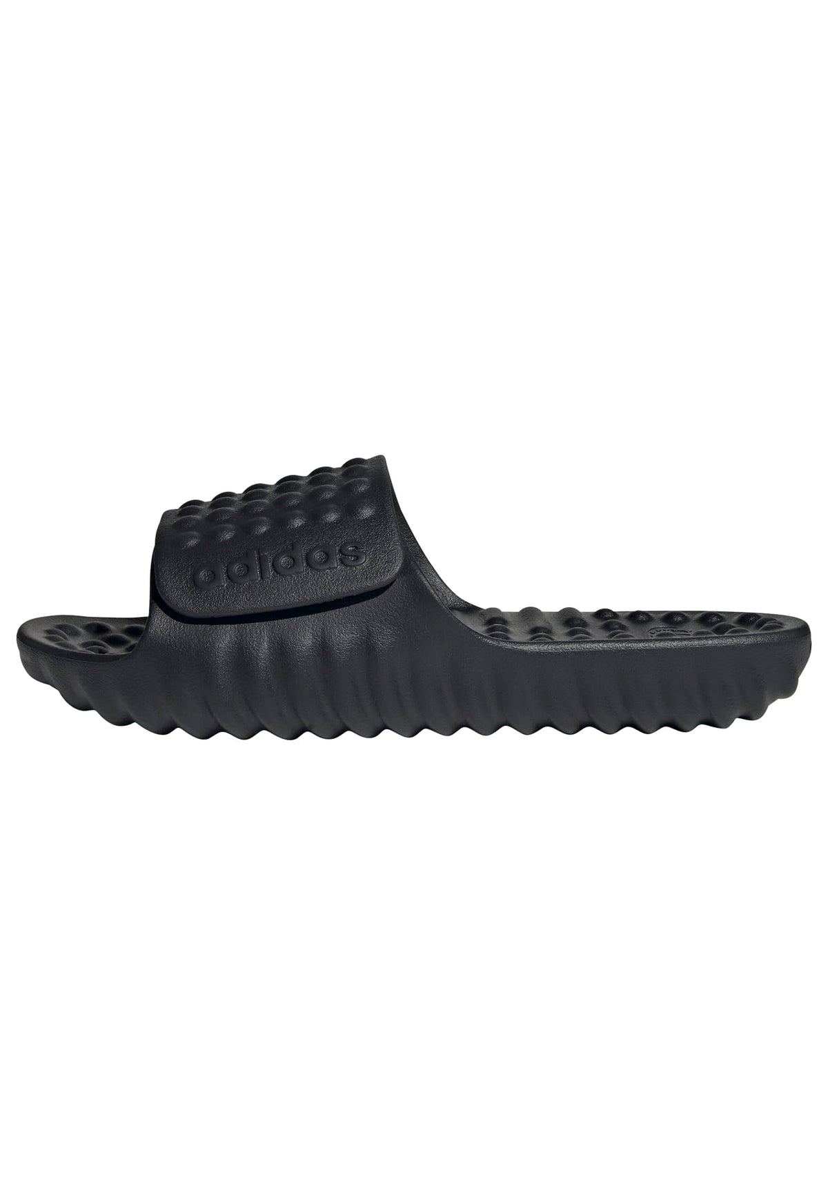 adidas Unisex-Adult Adissage Flux, Black/Black/Black, 12