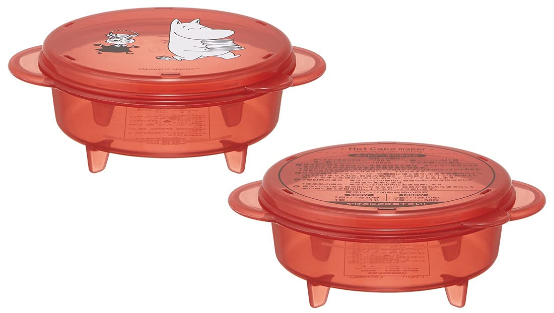 Skater HCM1-A Microwave Hot Cake Maker, Set of 2, Moomin, Kitchen, Made in Japan